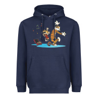 Newcalvin And Hobbes Sing 09 Heavyweight Hoodie | Teevron