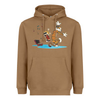 Toasted Coconut newcalvin and hobbes sing 09 Heavyweight Hoodie - linhVisuals