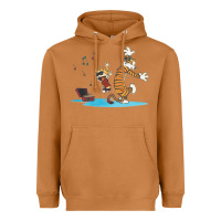 Meerkat newcalvin and hobbes sing 09 Heavyweight Hoodie - linhVisuals