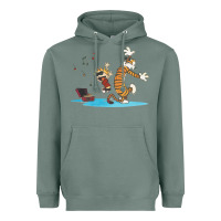 Sage newcalvin and hobbes sing 09 Heavyweight Hoodie - linhVisuals
