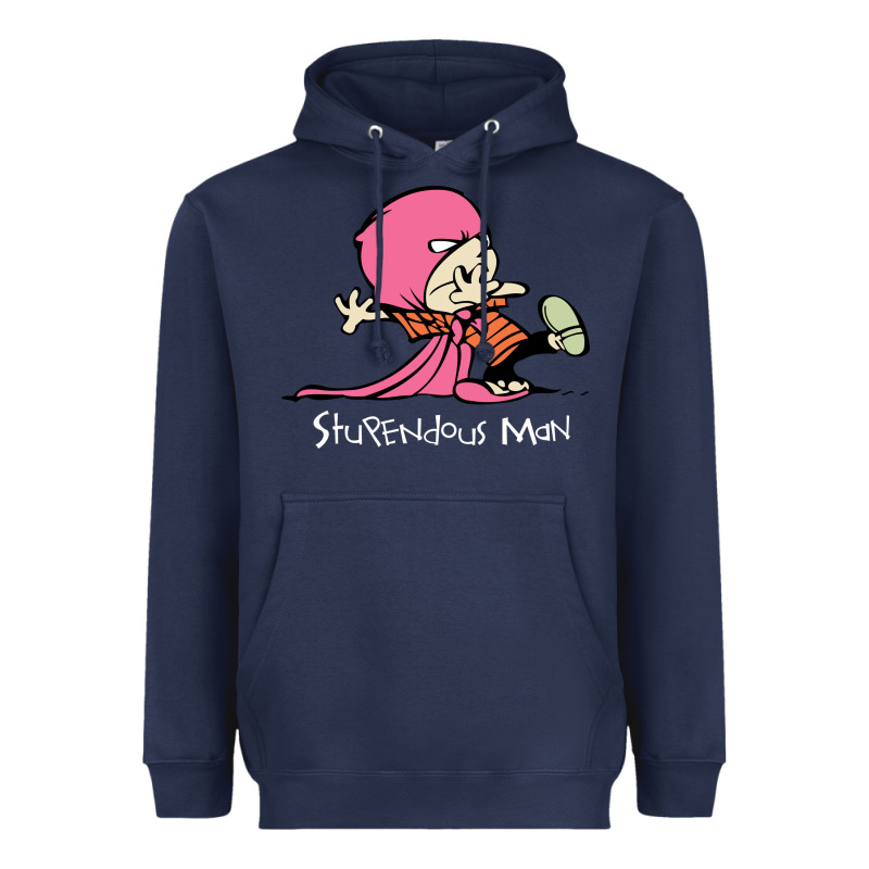 Newcalvin And Hobbes Stupendous Man Heavyweight Hoodie by linhVisuals | Teevron
