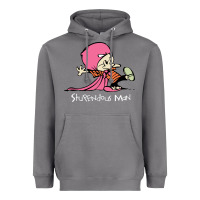 Storm newcalvin and hobbes stupendous man Heavyweight Hoodie - linhVisuals