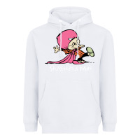 White newcalvin and hobbes stupendous man Heavyweight Hoodie - linhVisuals