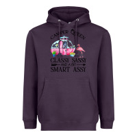 Plum newcamper queen classy sassy and a bit smart assy Heavyweight Hoodie - linhVisuals