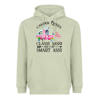 Matcha newcamper queen classy sassy and a bit smart assy Heavyweight Hoodie - linhVisuals