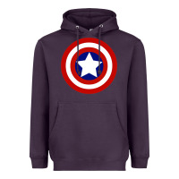 Plum newcaptain america Heavyweight Hoodie - linhVisuals