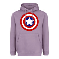 Lavender newcaptain america Heavyweight Hoodie - linhVisuals
