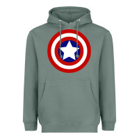 Sage newcaptain america Heavyweight Hoodie - linhVisuals