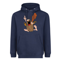 Navy newcaptain caveman Heavyweight Hoodie - linhVisuals