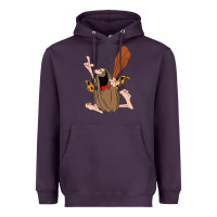 Plum newcaptain caveman Heavyweight Hoodie - linhVisuals
