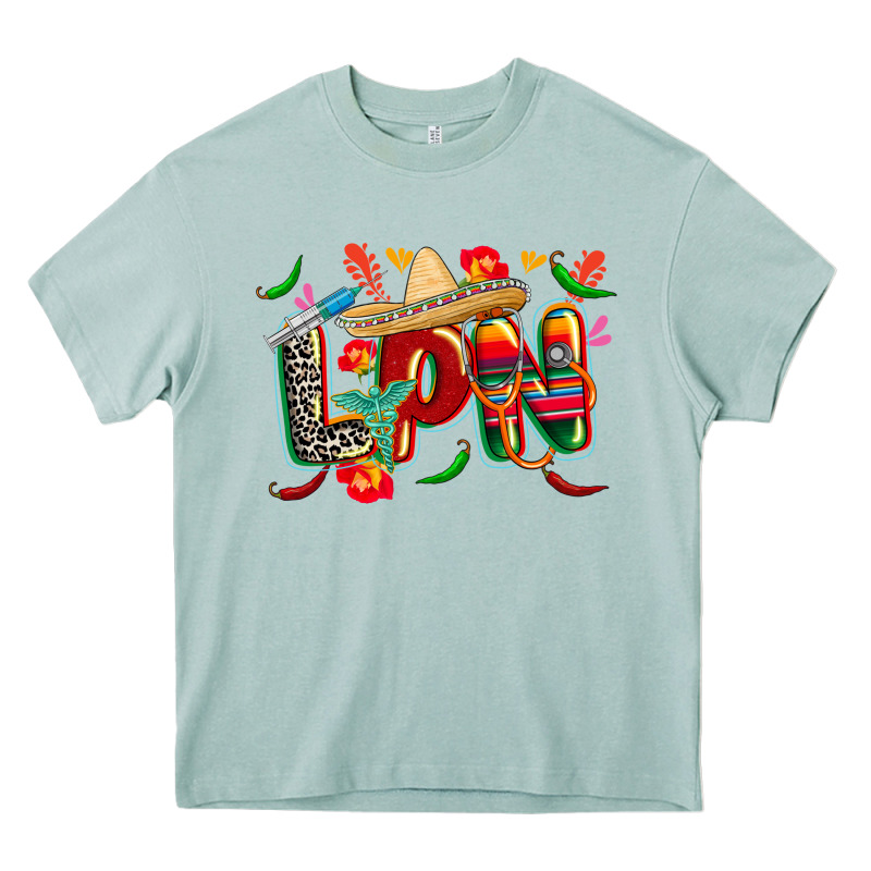 Cinco De Mayo Lpn Heavy Core Tee by CowGirlArtShop | Teevron