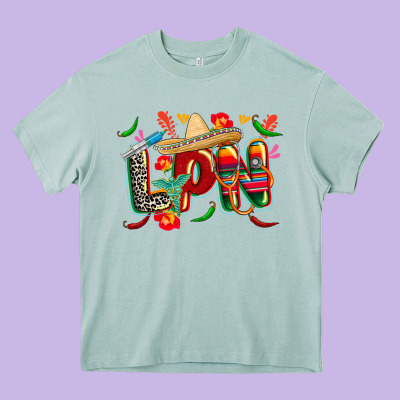 Cinco De Mayo Lpn Heavy Core Tee Designed By Cowgirlartshop