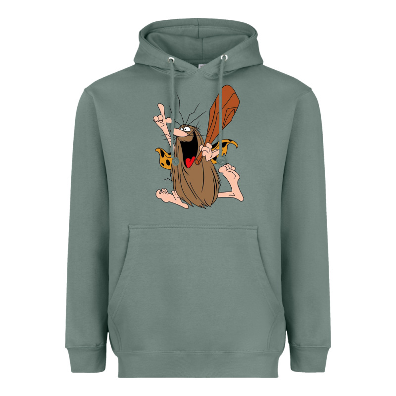 Newcaptain Caveman Heavyweight Hoodie by linhVisuals | Teevron