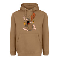 Toasted Coconut newcaptain caveman Heavyweight Hoodie - linhVisuals