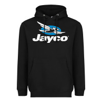 Black Jayco Bicycling Bike Heavyweight Hoodie - linhVisuals