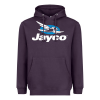 Plum Jayco Bicycling Bike Heavyweight Hoodie - linhVisuals