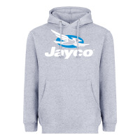 Heather Grey Jayco Bicycling Bike Heavyweight Hoodie - linhVisuals