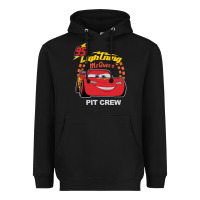 Black newcars lightning mcqueen Heavyweight Hoodie - linhVisuals