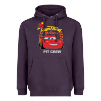 Plum newcars lightning mcqueen Heavyweight Hoodie - linhVisuals