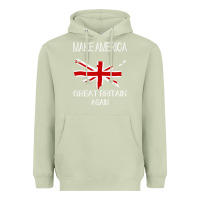 Matcha make america great britain again funny uk us Heavyweight Hoodie - linhVisuals