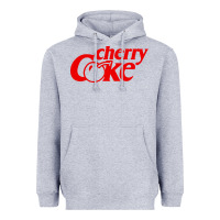 Heather Grey newcherry coke Heavyweight Hoodie - linhVisuals