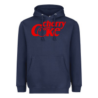 Navy newcherry coke Heavyweight Hoodie - linhVisuals