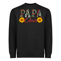 Black papa claus Heavyweight Sweatshirt - AdoDesignShop