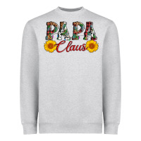 Heather Grey papa claus Heavyweight Sweatshirt - AdoDesignShop