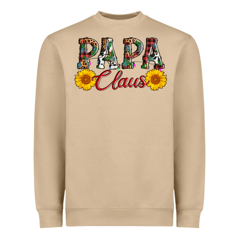 Papa Claus Heavyweight Sweatshirt by AdoDesignShop | Teevron