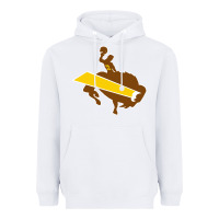 White wyoming josh Heavyweight Hoodie - linhVisuals
