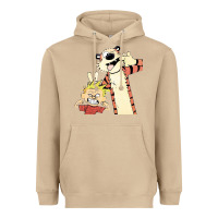 Mushroom calvin Heavyweight Hoodie - linhVisuals