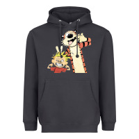 Smoke calvin Heavyweight Hoodie - linhVisuals