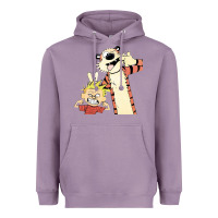 Lavender calvin Heavyweight Hoodie - linhVisuals