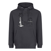 Smoke calvin Heavyweight Hoodie - linhVisuals
