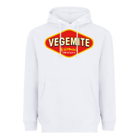 White vegemite Heavyweight Hoodie - linhVisuals