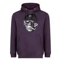Plum newcigarette smoking jim leyland Heavyweight Hoodie - linhVisuals