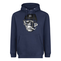 Navy newcigarette smoking jim leyland Heavyweight Hoodie - linhVisuals