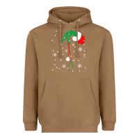 Toasted Coconut newchristmas grinch hand holding a stethoscope Heavyweight Hoodie - linhVisuals