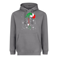 Storm newchristmas grinch hand holding a stethoscope Heavyweight Hoodie - linhVisuals