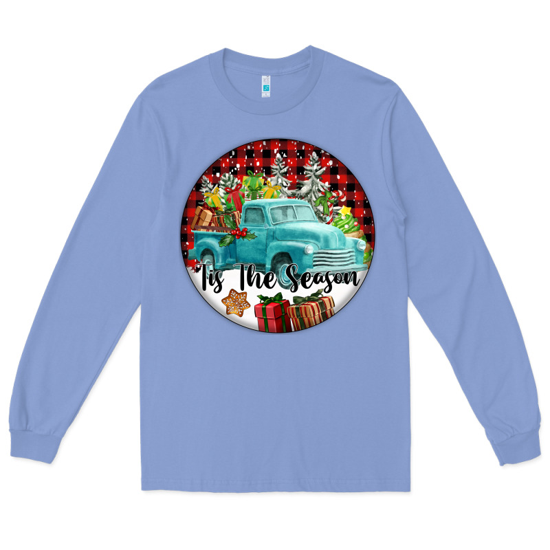 Tis The Season Truck Long Sleeve Tee by FaDigitalArtStudio | Teevron