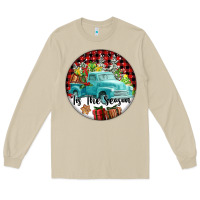 Mushroom Tis The Season Truck Long Sleeve Tee - FaDigitalArtStudio