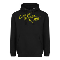 Black Call Me By Your Name Heavyweight Hoodie - linhVisuals