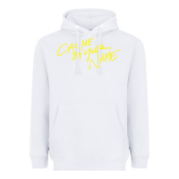 White Call Me By Your Name Heavyweight Hoodie - linhVisuals