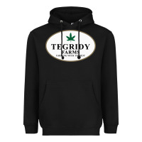 Black tegridy farms Heavyweight Hoodie - linhVisuals