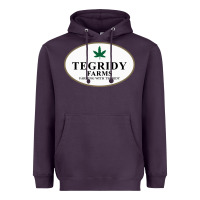 Plum tegridy farms Heavyweight Hoodie - linhVisuals