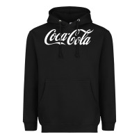 Black newcoca cola Heavyweight Hoodie - linhVisuals