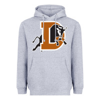 Heather Grey Durham-bulls Heavyweight Hoodie - linhVisuals