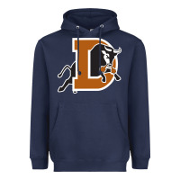 Navy Durham-bulls Heavyweight Hoodie - linhVisuals