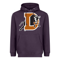 Plum Durham-bulls Heavyweight Hoodie - linhVisuals