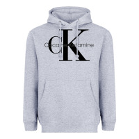 Heather Grey newcocaine & ketamine ck Heavyweight Hoodie - linhVisuals